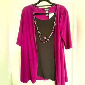 Large New 1 piece - removable necklace